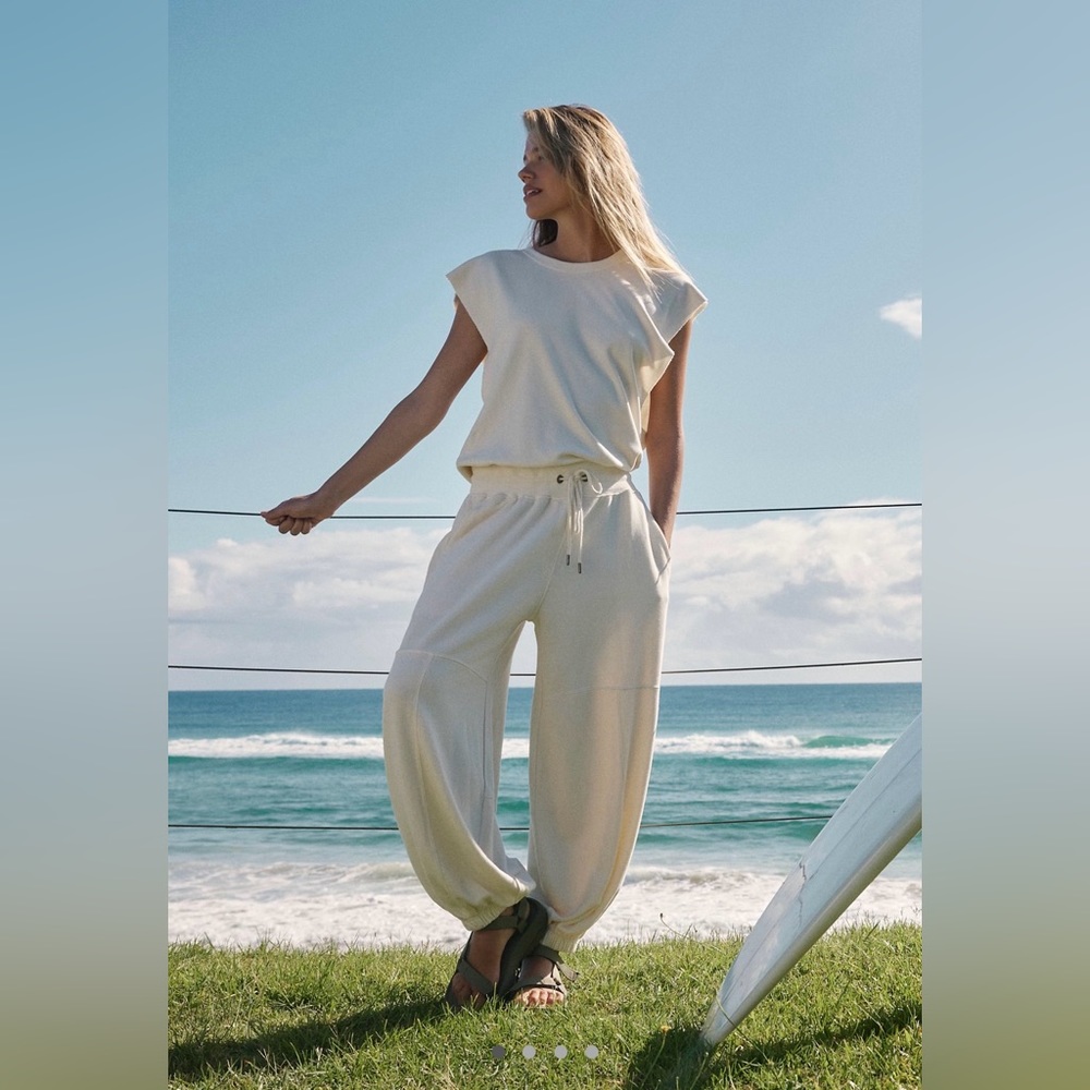 Free People Throw And Go Onsie Size XS NWT - Sea Salt Color